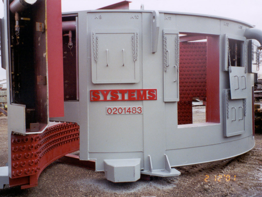 Electric Arc Furnace Shells/Sidewalls - Systems Spray-Cooled